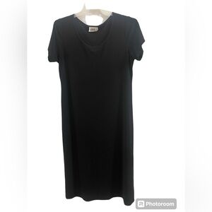 J.B.S  Black Midi Dress Sz(XL)